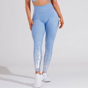 Buffbunny Dazzle Legging Rainwater Silver - Medium